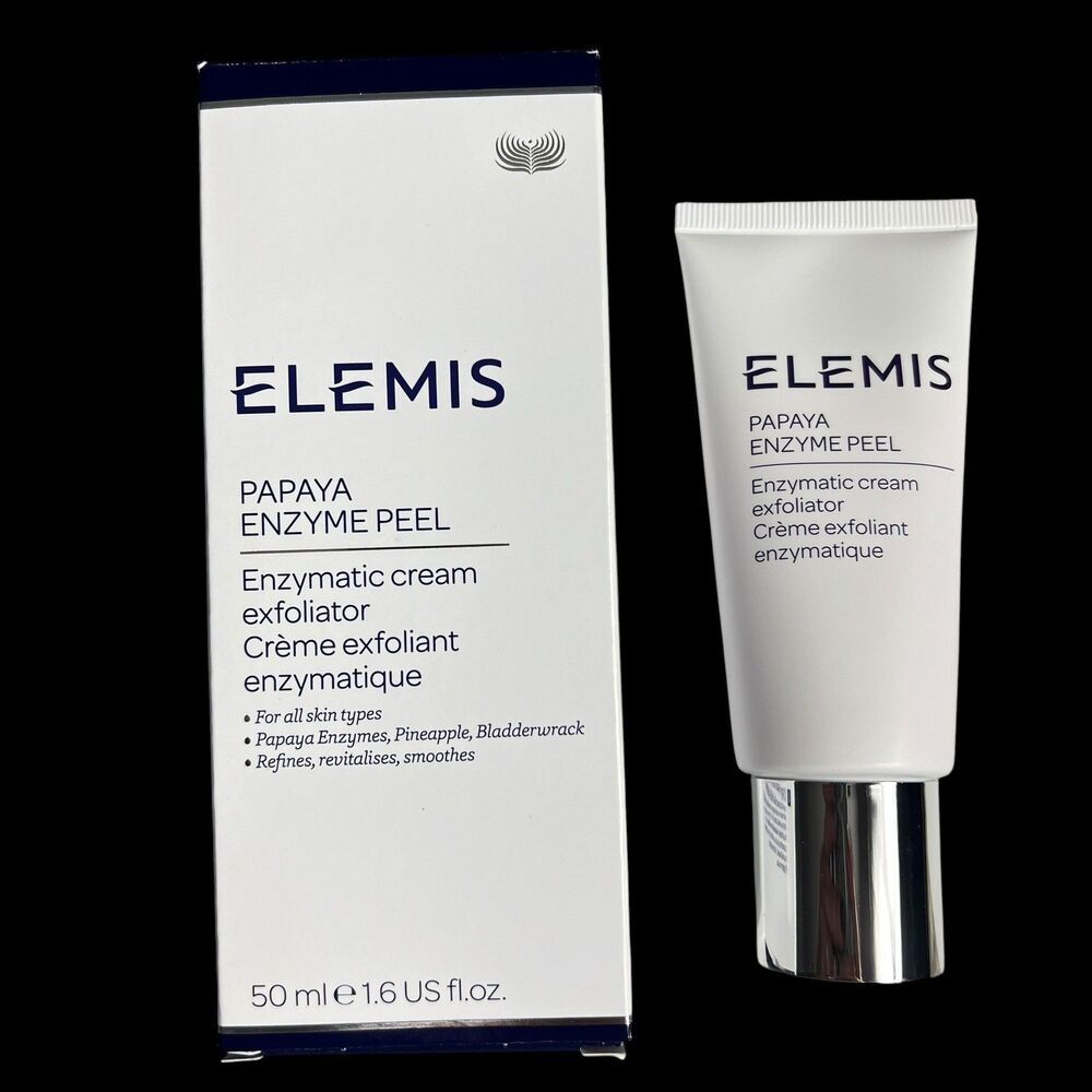 Elemis Papaya Enzyme Peel 50ml 1.6oz Enzymatic Cream Exfoliator New in Box